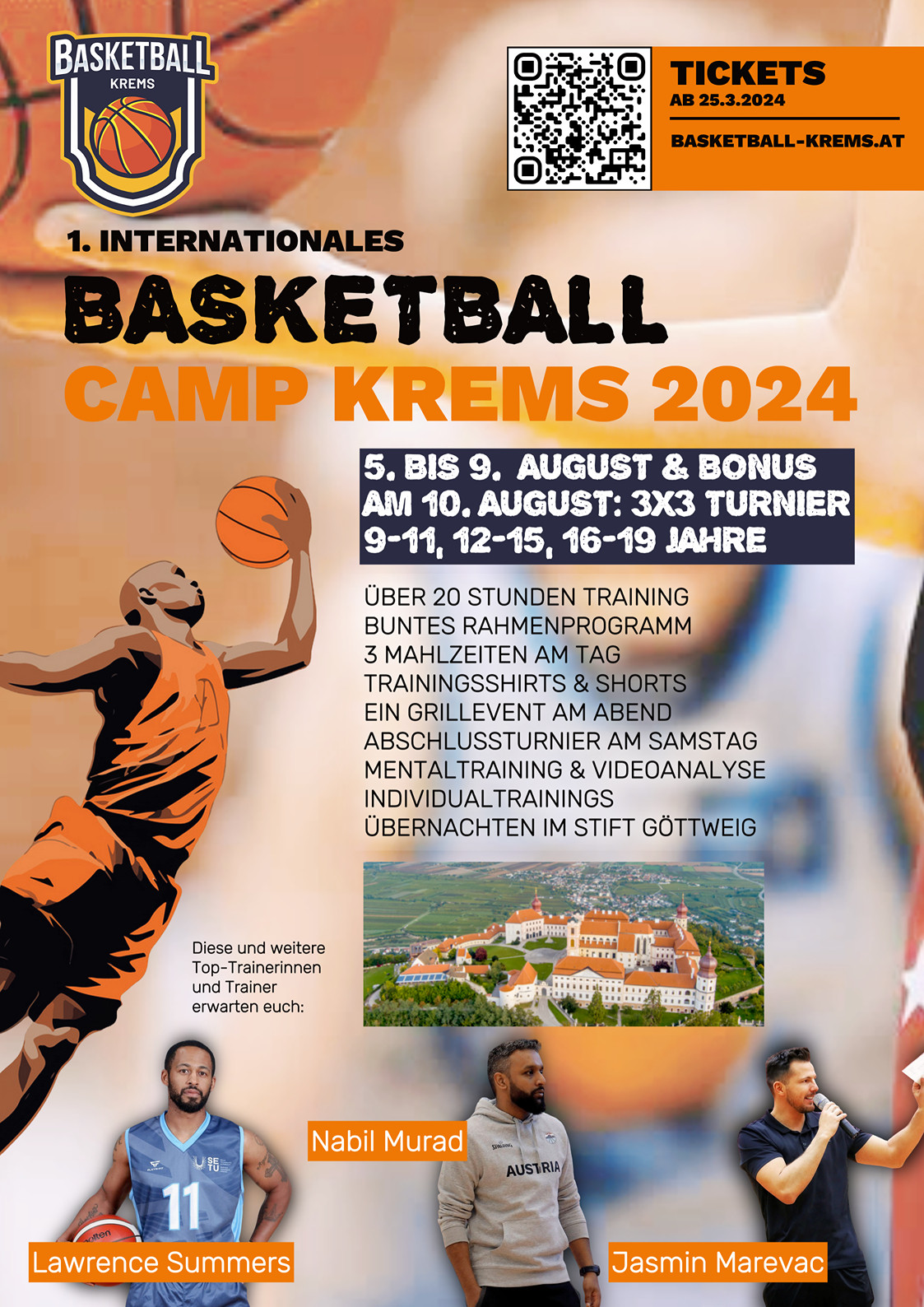Basketball-Camp 2024 Krems